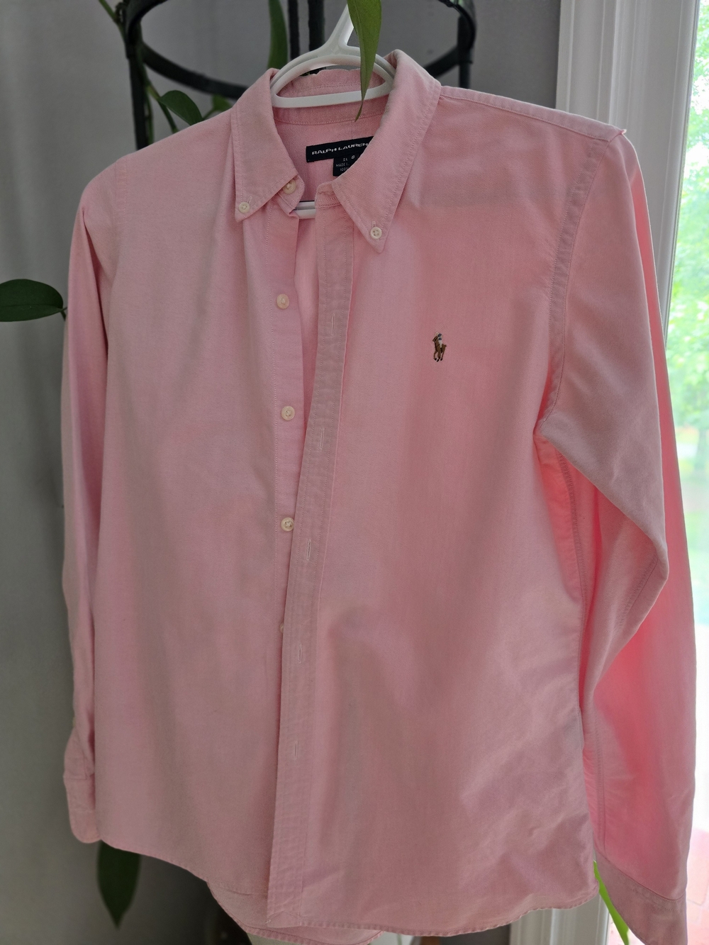 Polo by Ralph Lauren Boy's Pink Long-Sleeve Button-Down Shirt